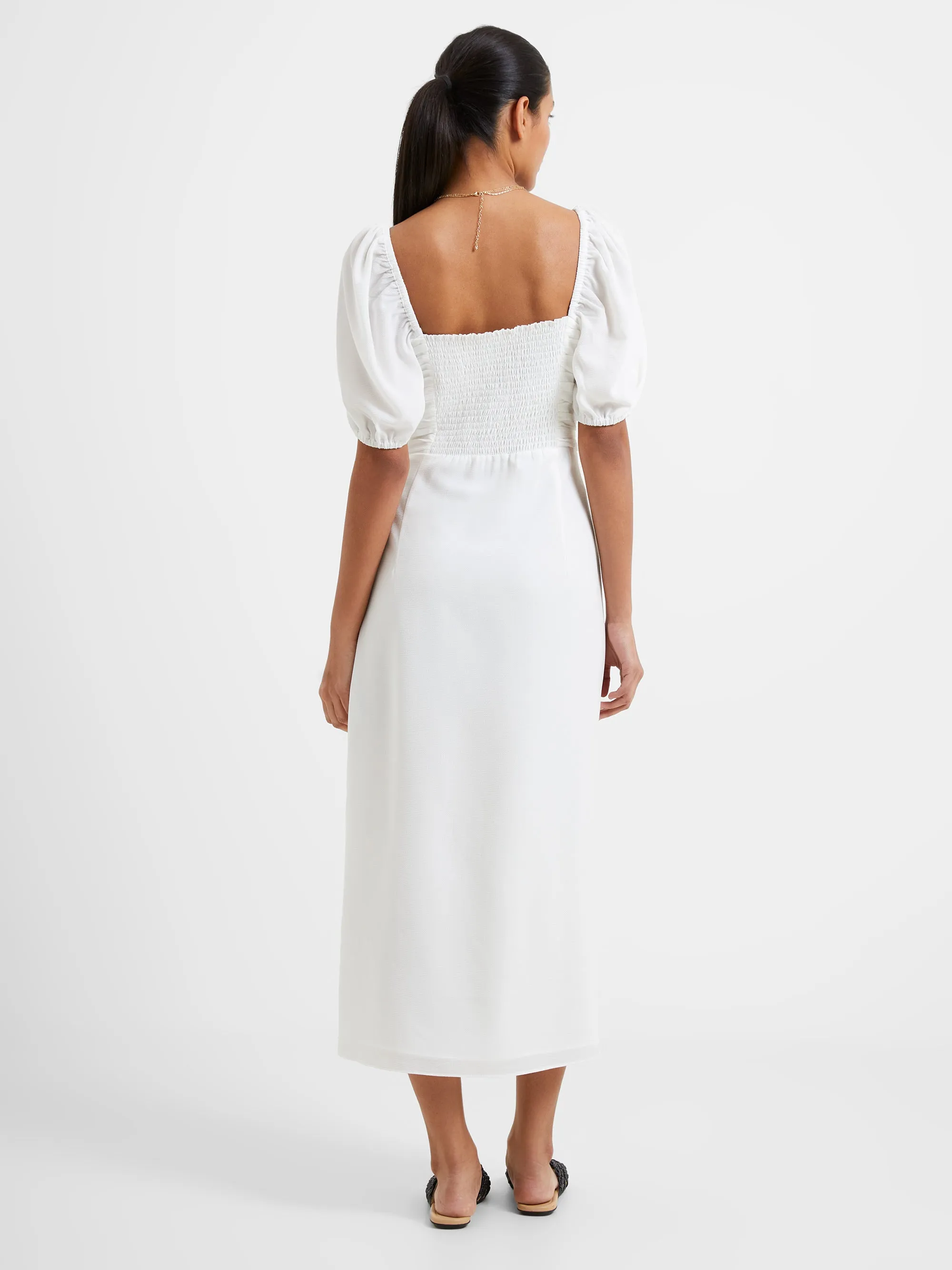 Afina Verona Ruched Midi Dress