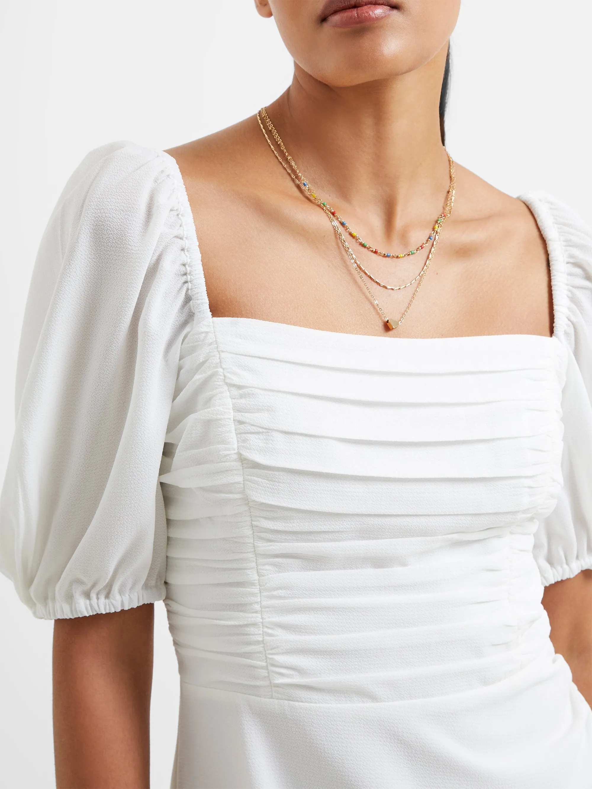 Afina Verona Ruched Midi Dress