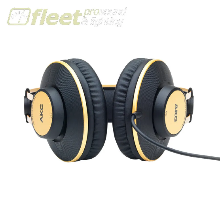 AKG K92 Closed Back Studio Headphones - BLACK & GOLD