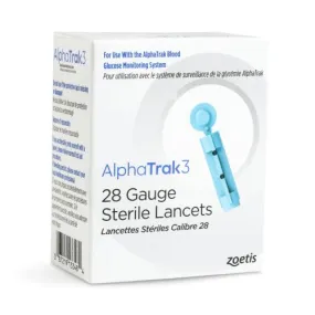 AlphaTrak 3 Gentle Glucose Monitoring System for Pets (50 Lancets)