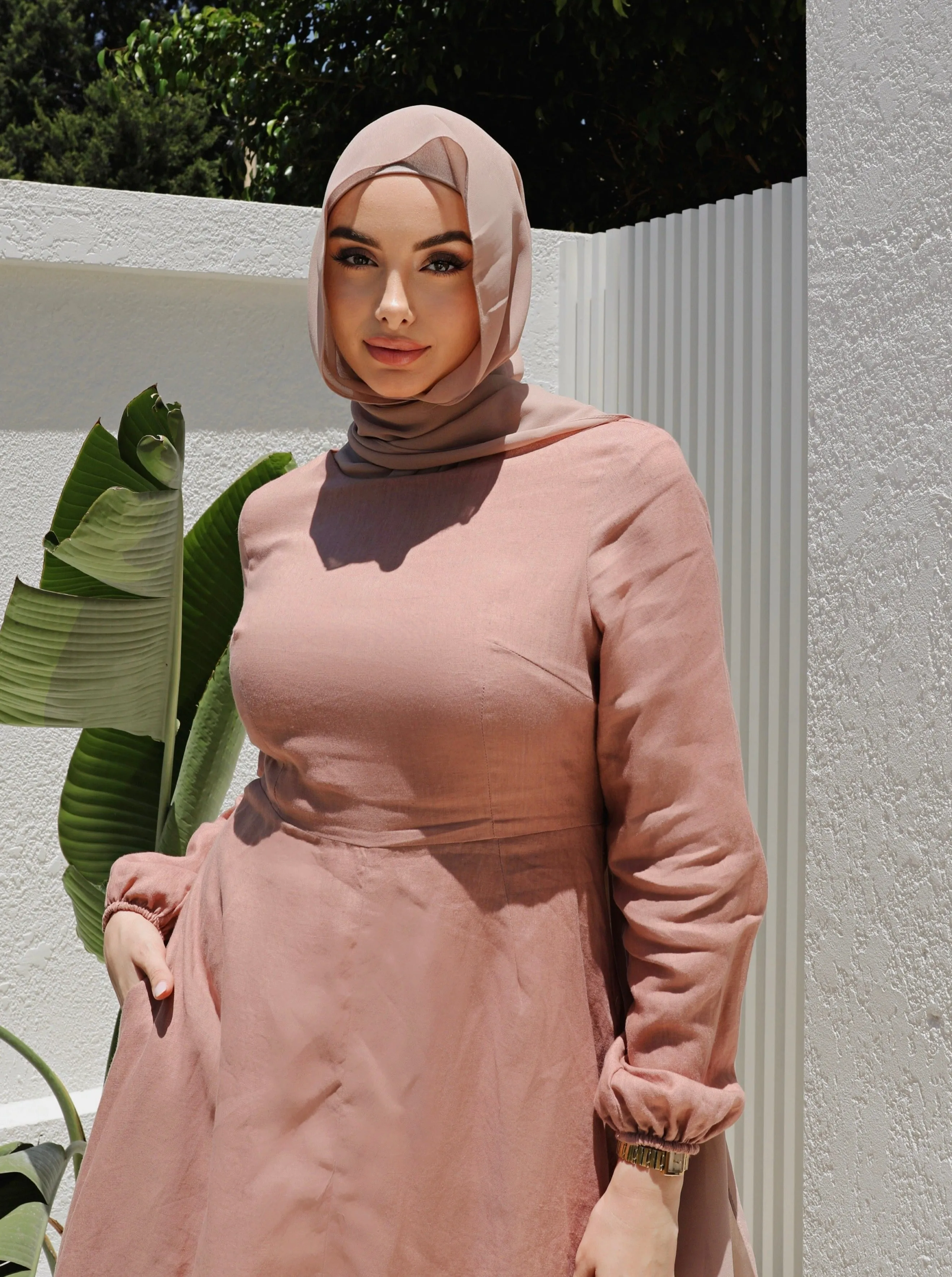 AMIRA LINEN DRESS
