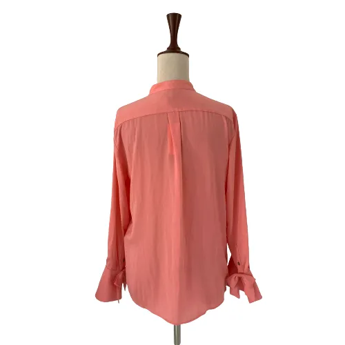 Banana Republic Pink Pleated Collared Shirt | Brand New |