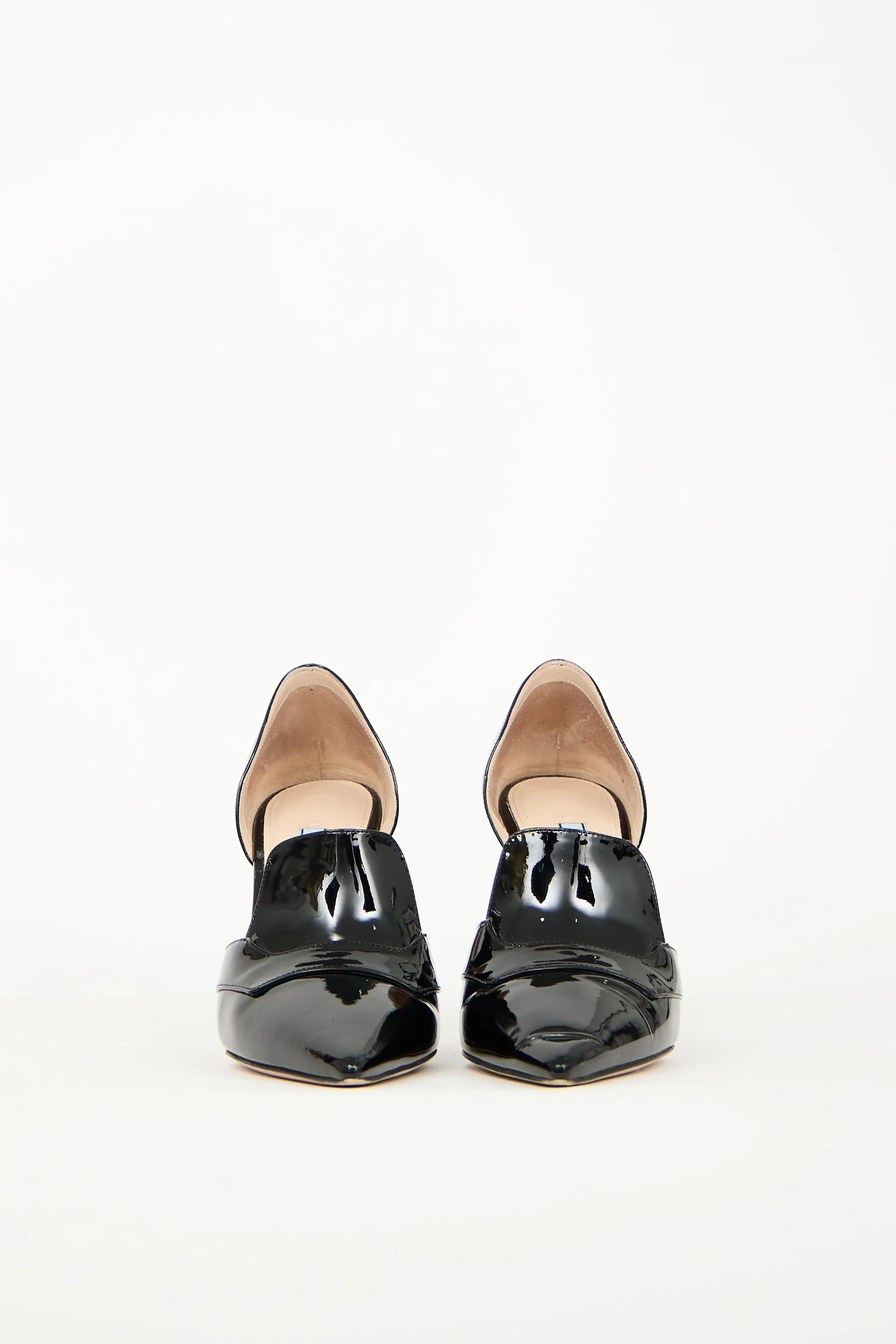 Black Patent D'Orsay Heel