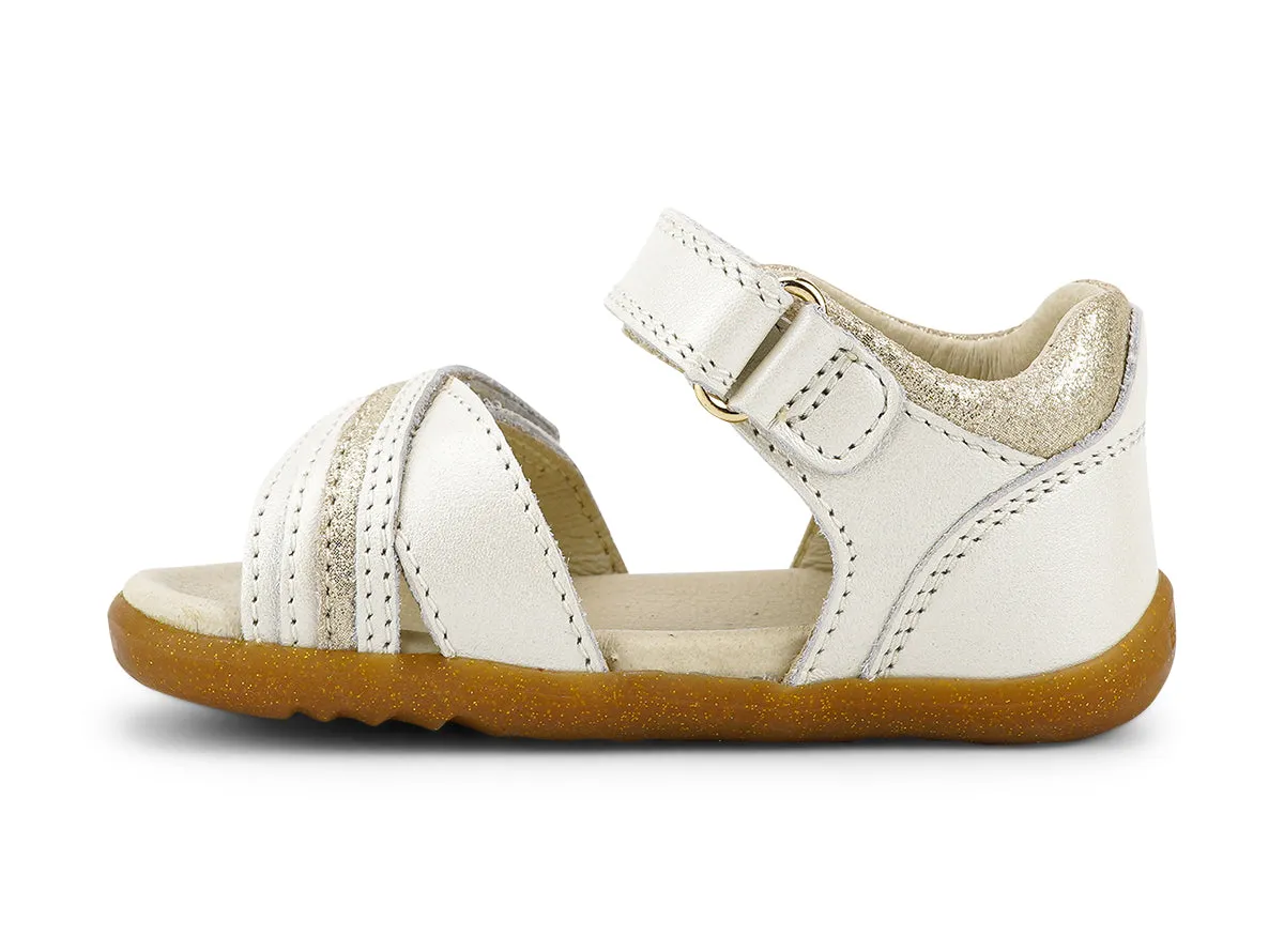Bobux Magic Girls Moon Pearl White Infants Sandal