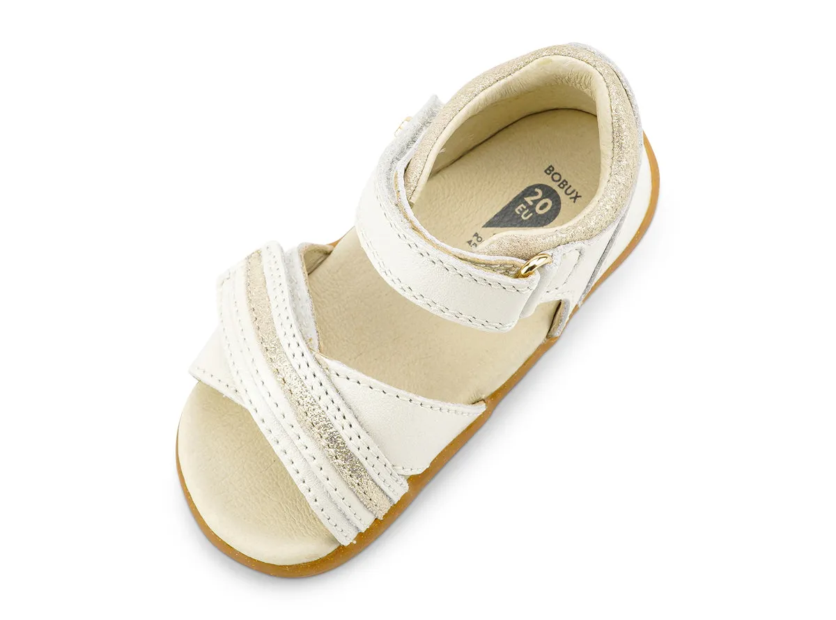 Bobux Magic Girls Moon Pearl White Infants Sandal