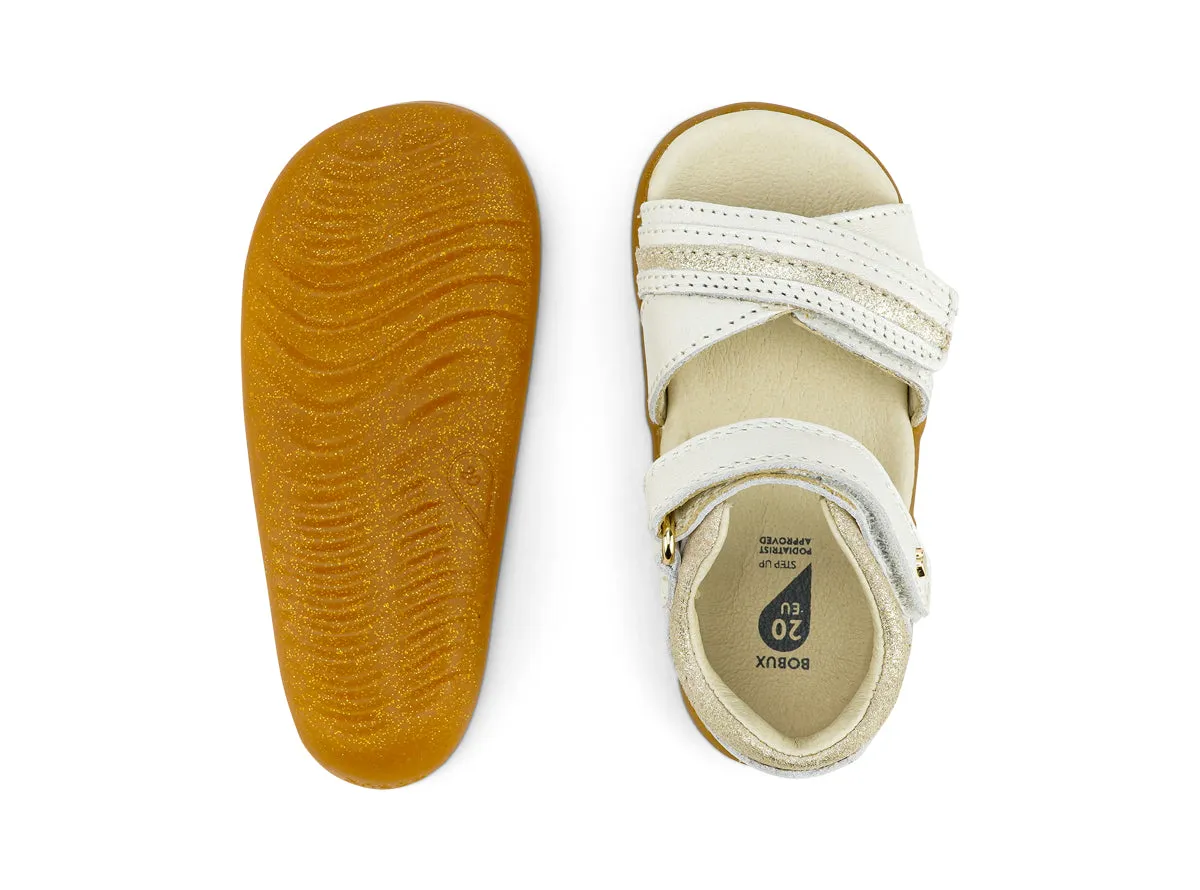 Bobux Magic Girls Moon Pearl White Infants Sandal