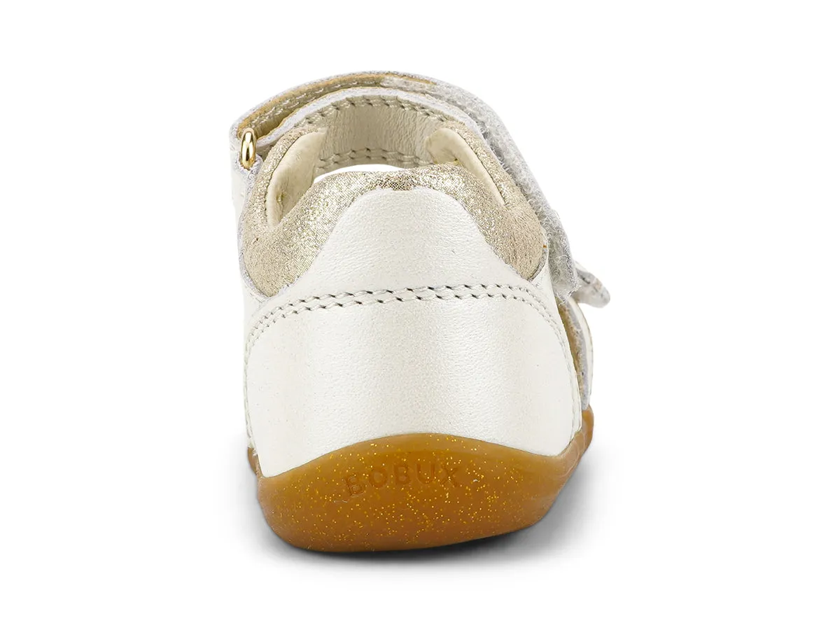 Bobux Magic Girls Moon Pearl White Infants Sandal