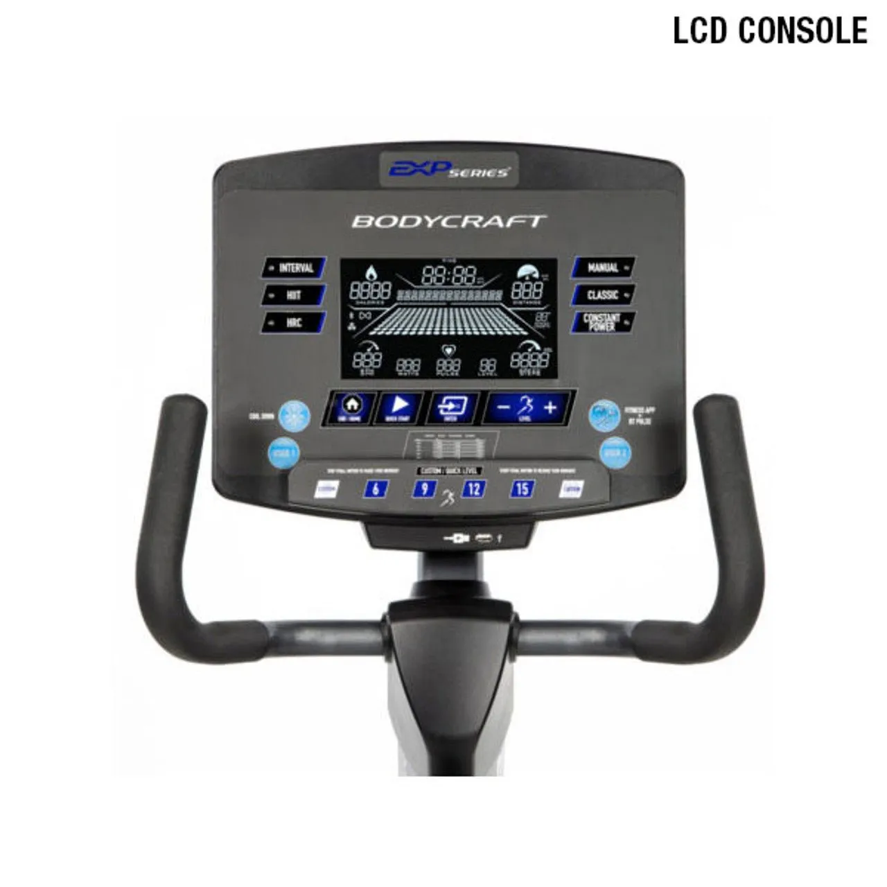 BodyCraft R1000 Commercial Recumbent Bike with Advanced Console