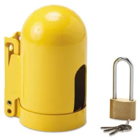 Brady® Snap Cap Gas Cylinder Lockouts, 5.004 in x 3.858 in x 6 1/2 in, Coarse Thread, 95139