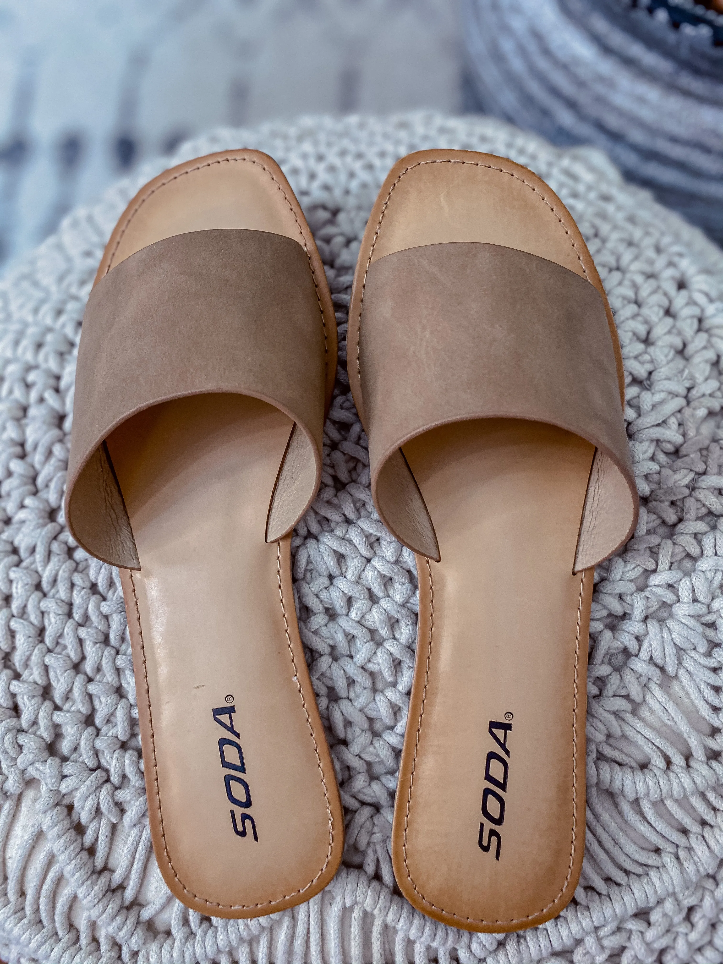 Coffee Open Toe Casual Sandal