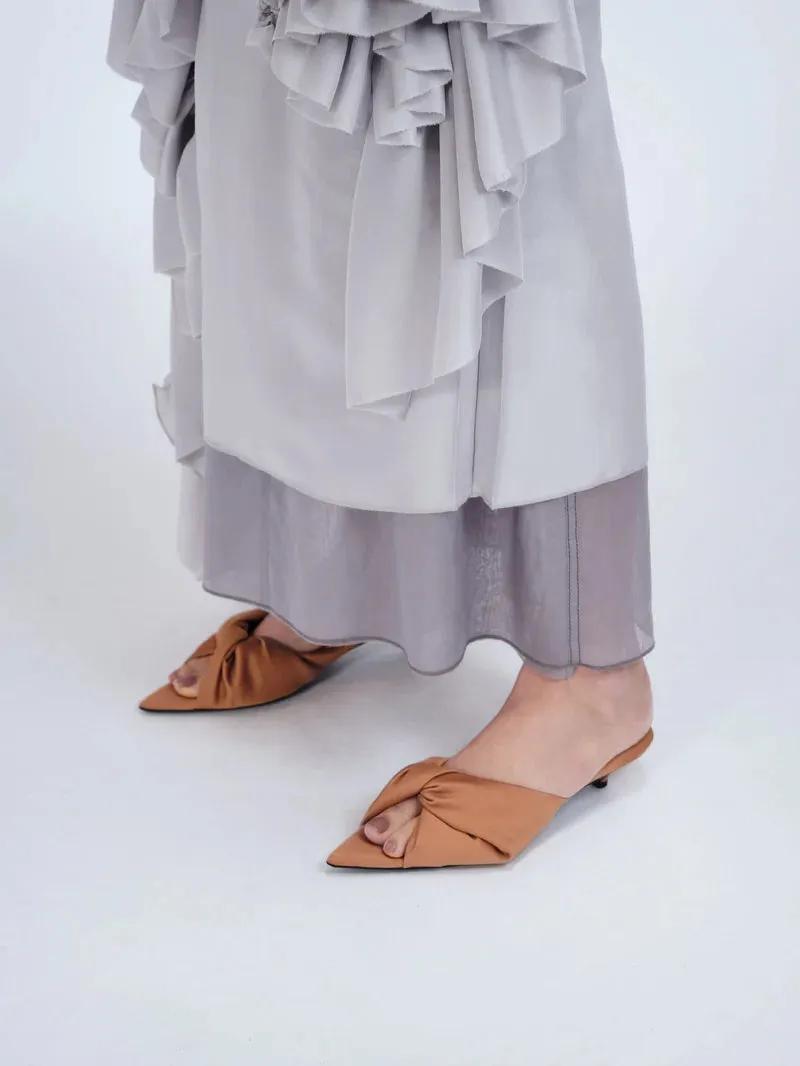 Coupole Knotted Open Toe - Carven Nude