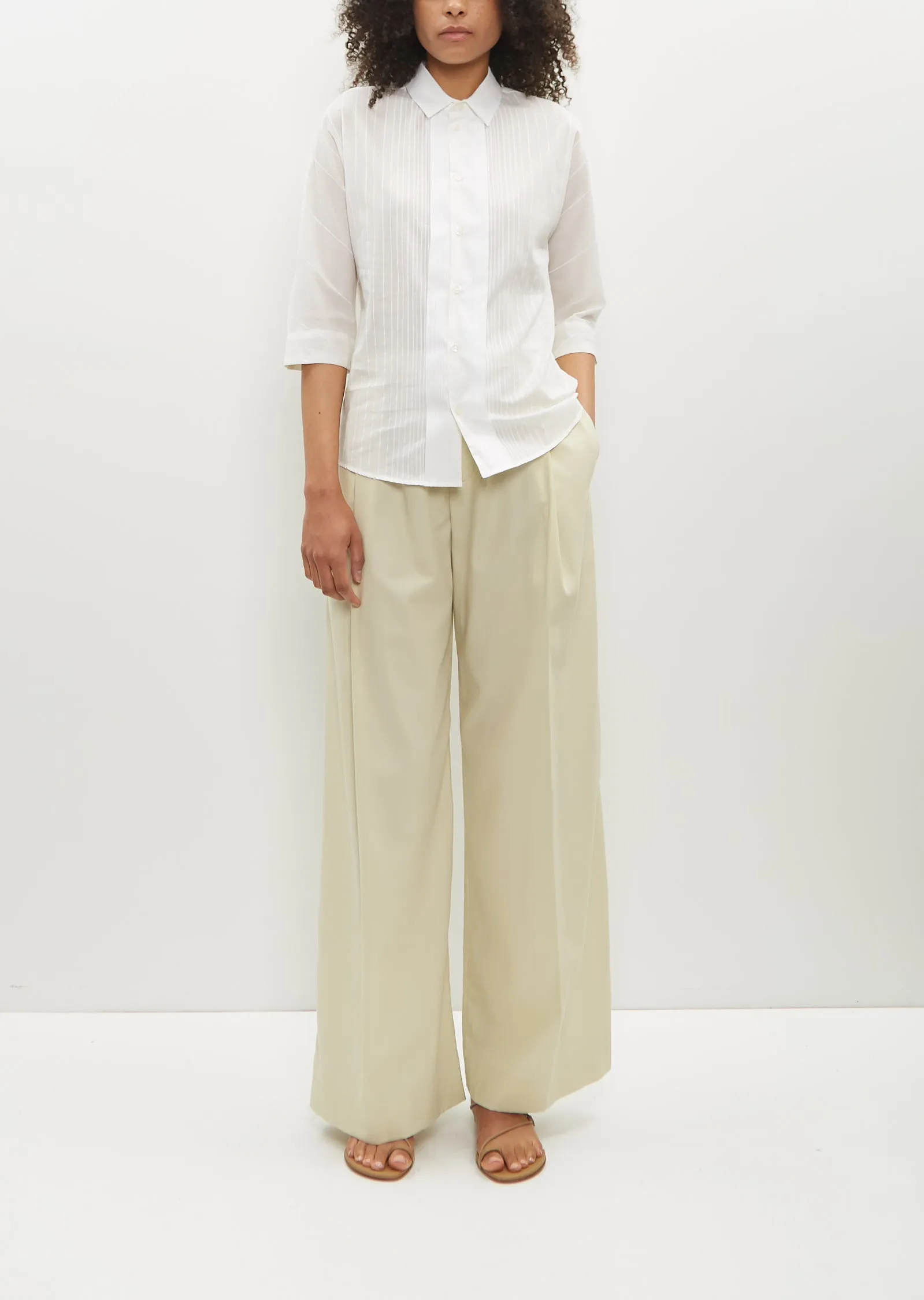 Digon Cotton Blouse — Off White