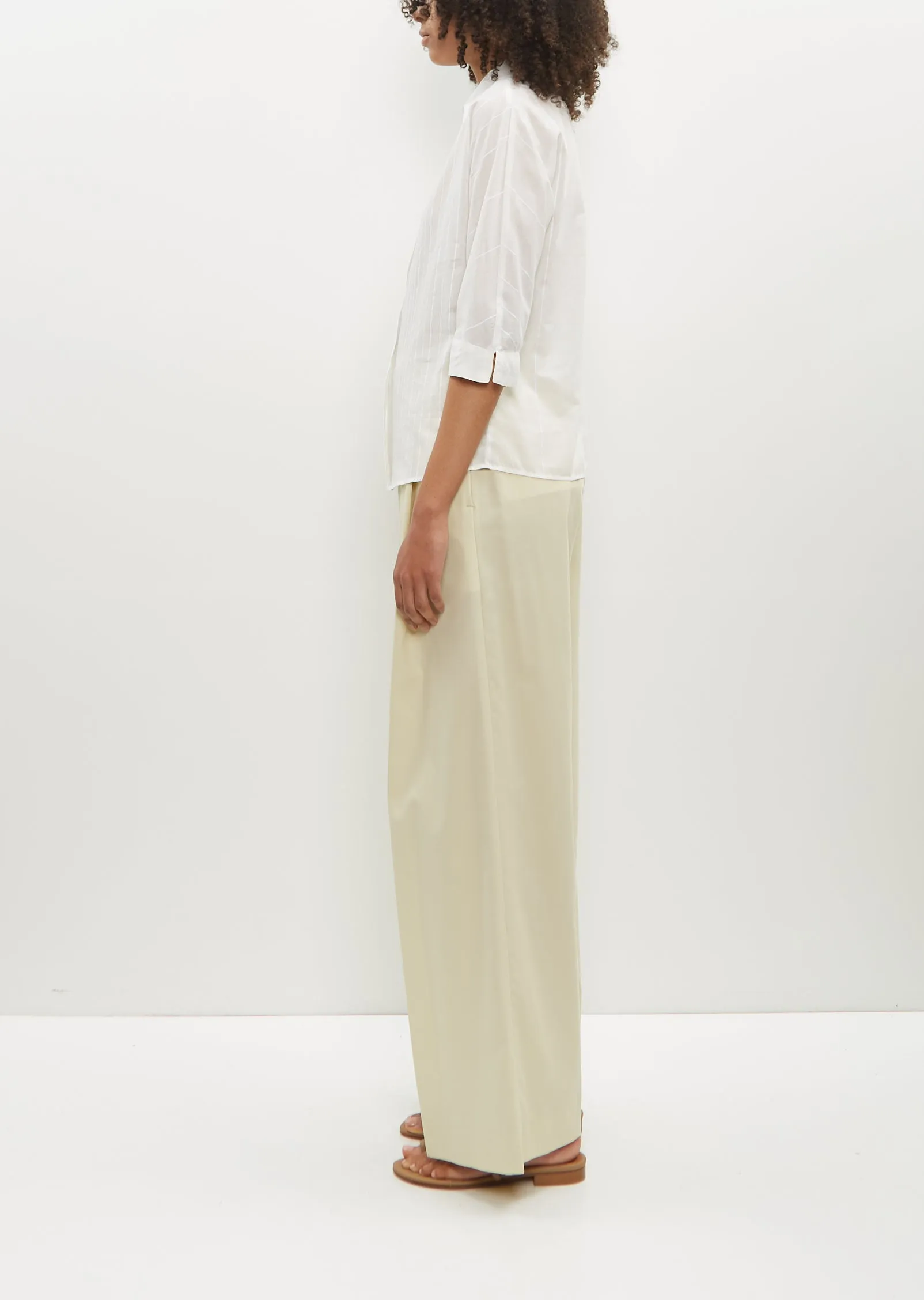 Digon Cotton Blouse — Off White