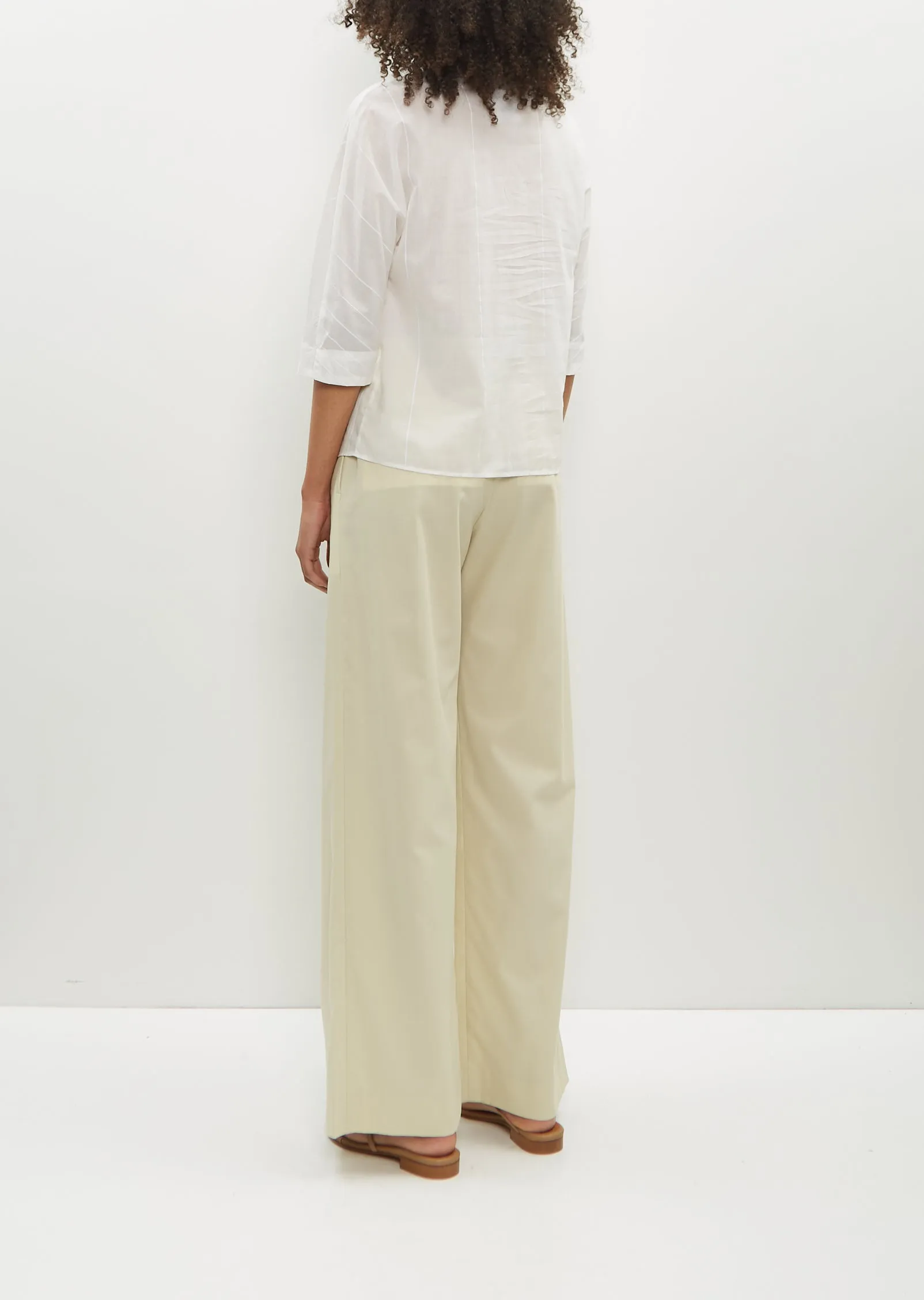 Digon Cotton Blouse — Off White