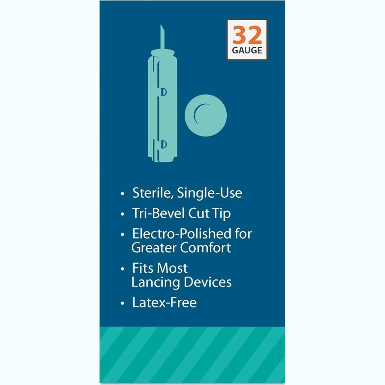 Easy Touch Twist Lancets 32 Gauge - 100 Ct