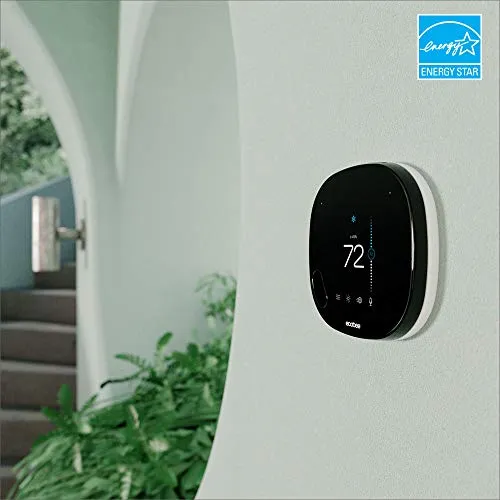 ecobee SmartThermostat Smart Thermostat Voice Control, Black