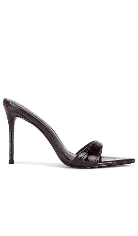 FEMME LA Kaia 100 Slipper in Burgundy