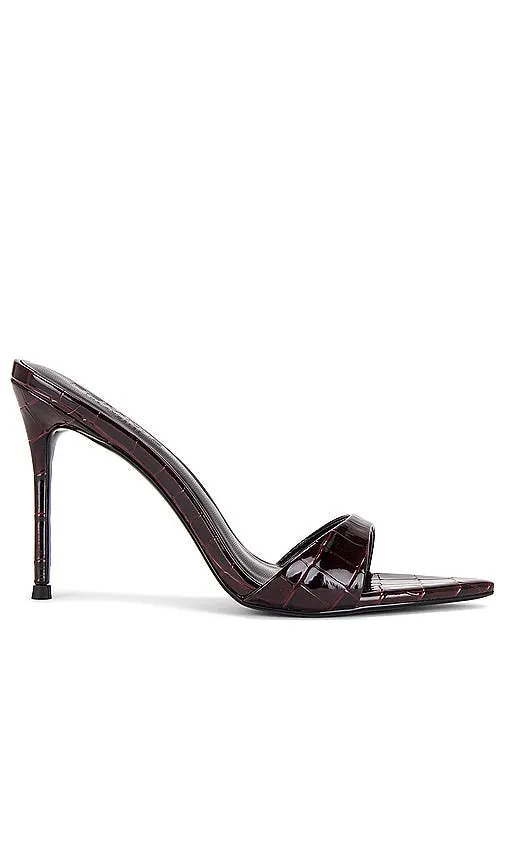 FEMME LA Kaia 100 Slipper in Burgundy