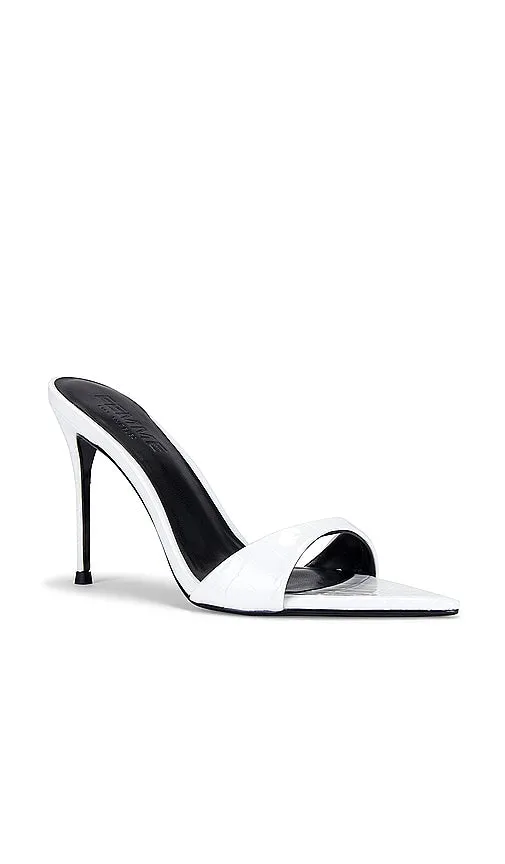 FEMME LA Kaia 100 Slipper in White