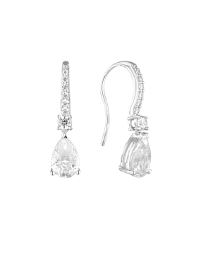 Georgini Iconic Bridal Elizabeth Earrings - Silver