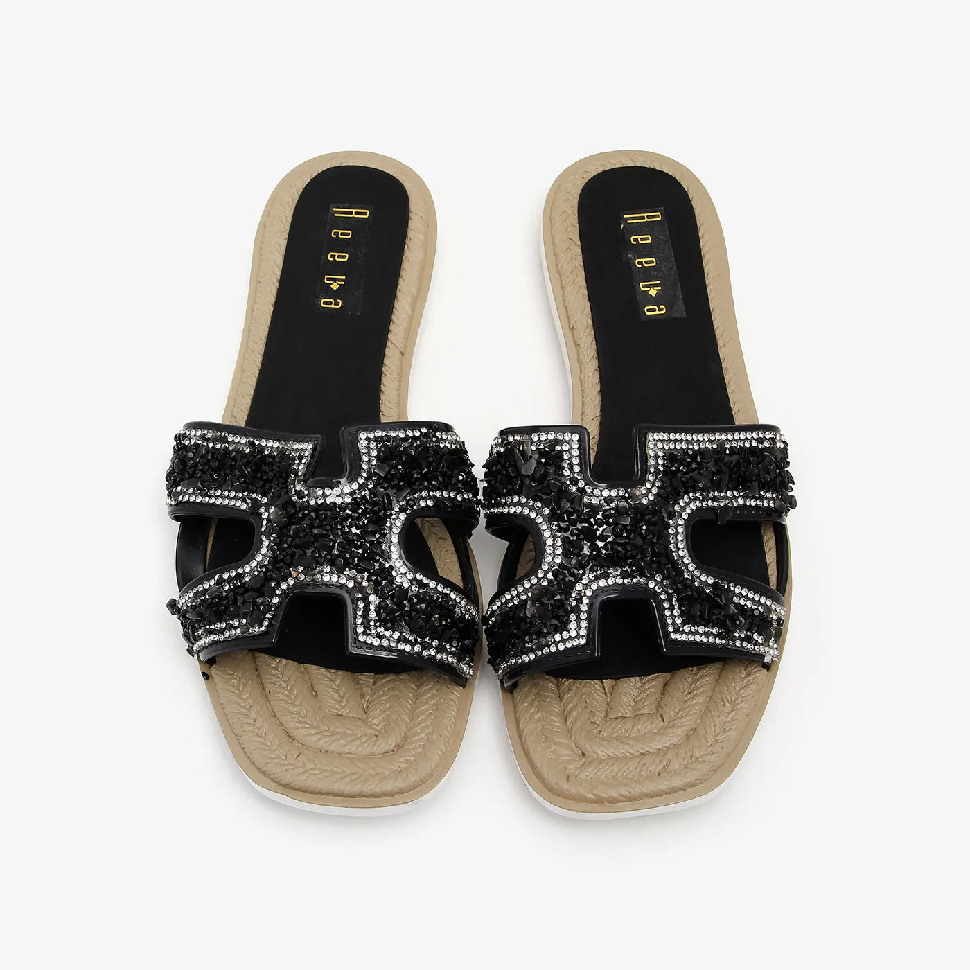 Glittery Chappals for Women