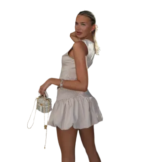 GRACIE Crystal Embellished Set Nude