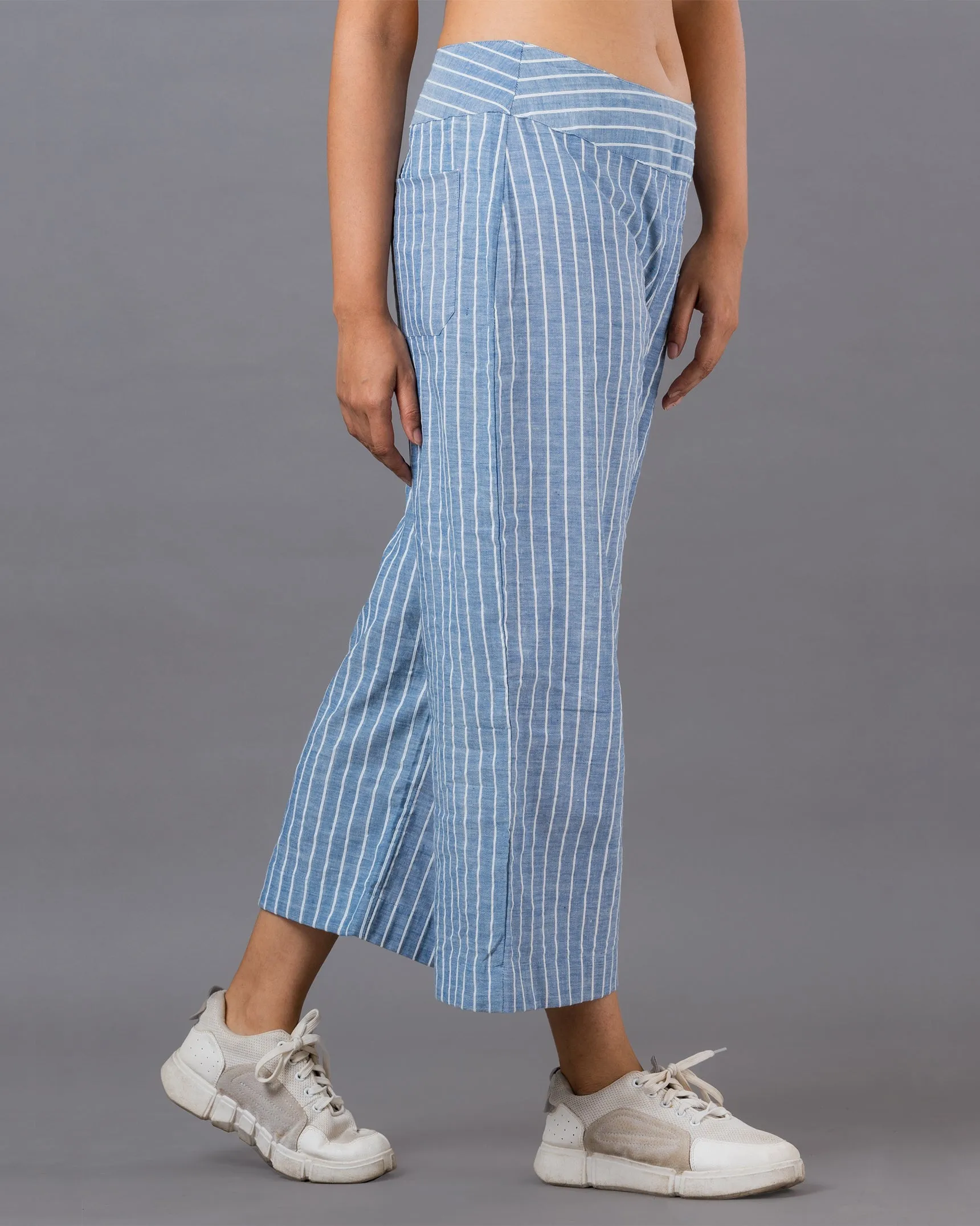 Khadi striped co-ord