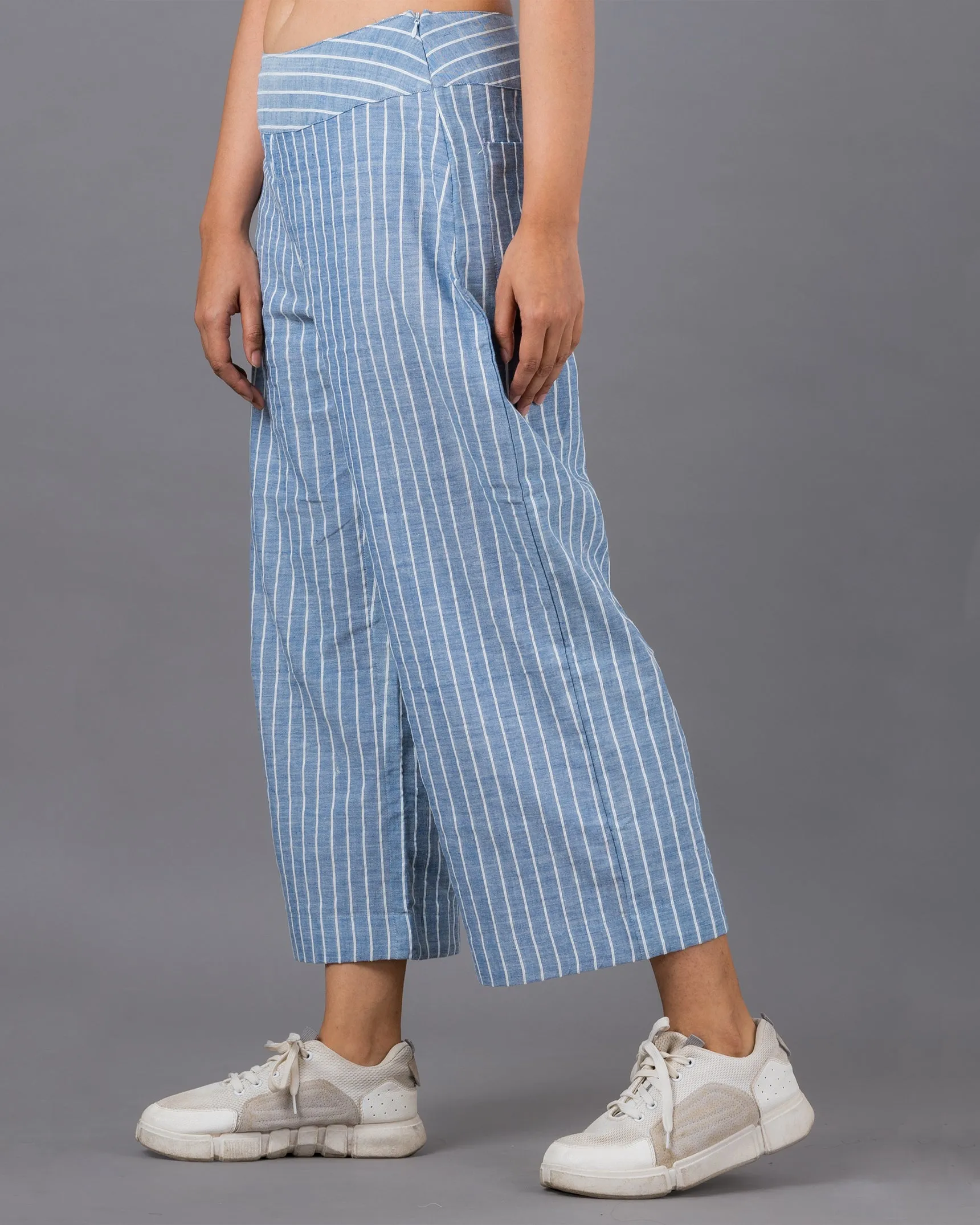 Khadi striped co-ord