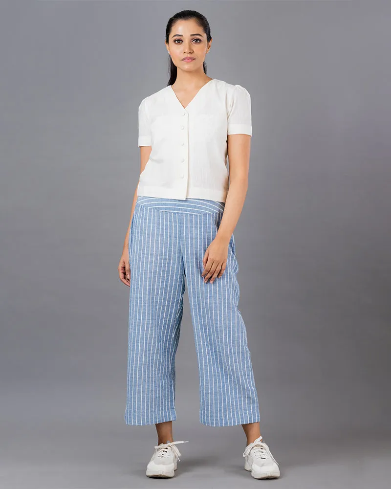 Khadi striped co-ord