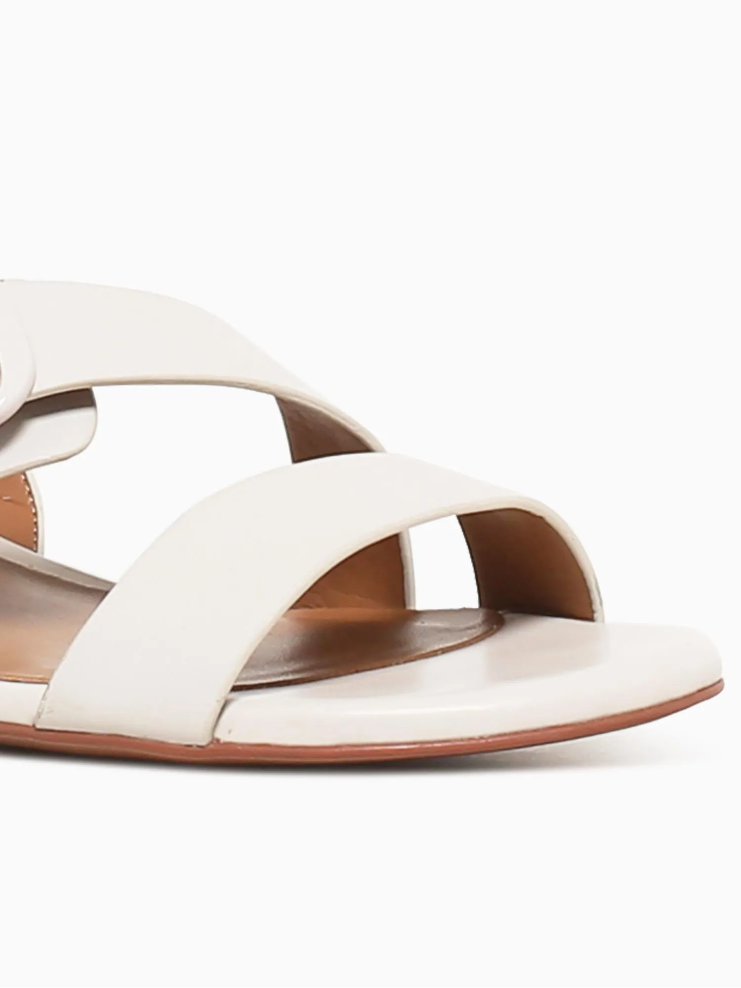 Meesha Satin Pearl Leather
