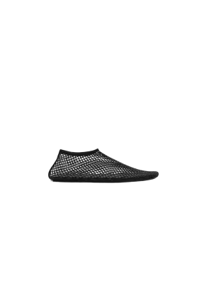 Minette Crystal Mesh Flat