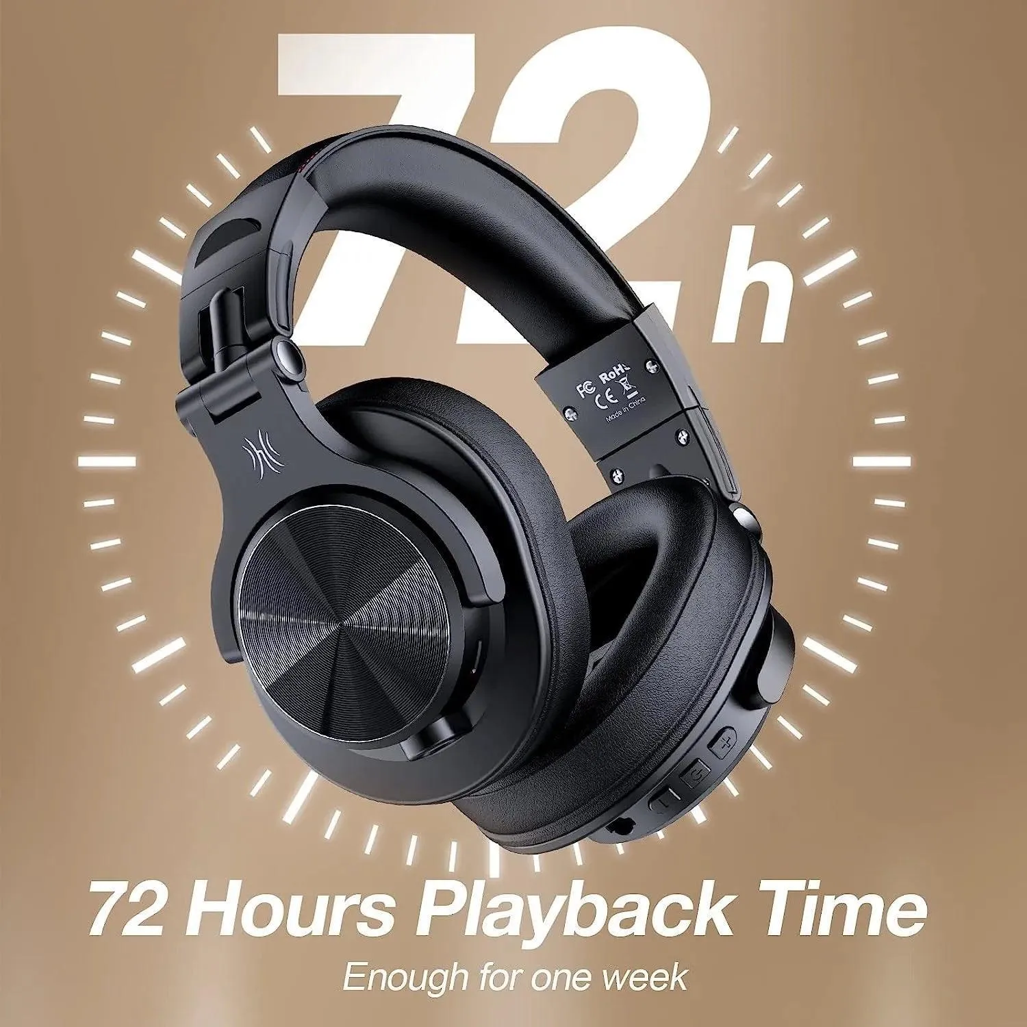 Oneodio Fusion A70 Wireless Headphones: DJ Studio Hi-Res Sound