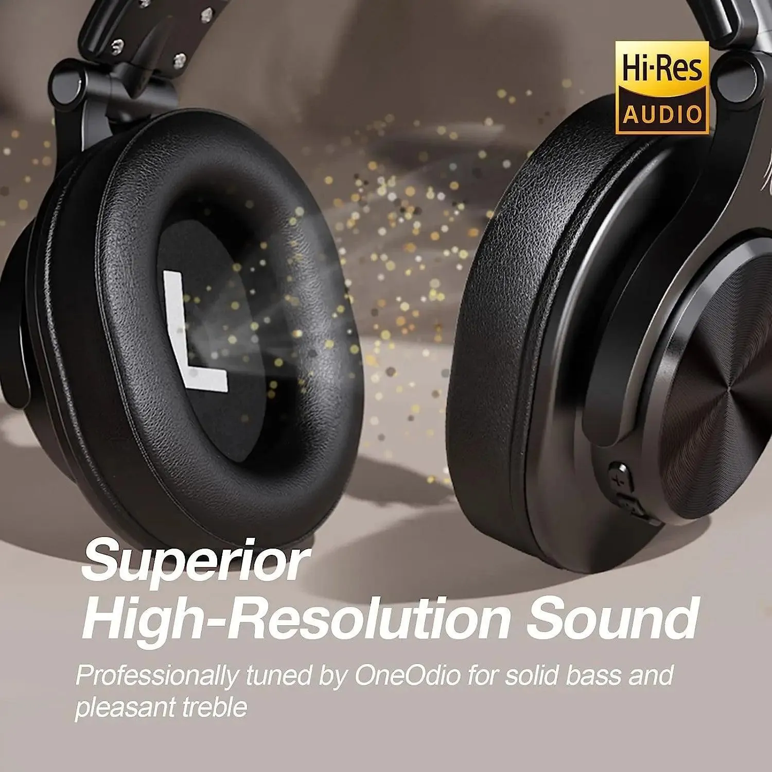 Oneodio Fusion A70 Wireless Headphones: DJ Studio Hi-Res Sound