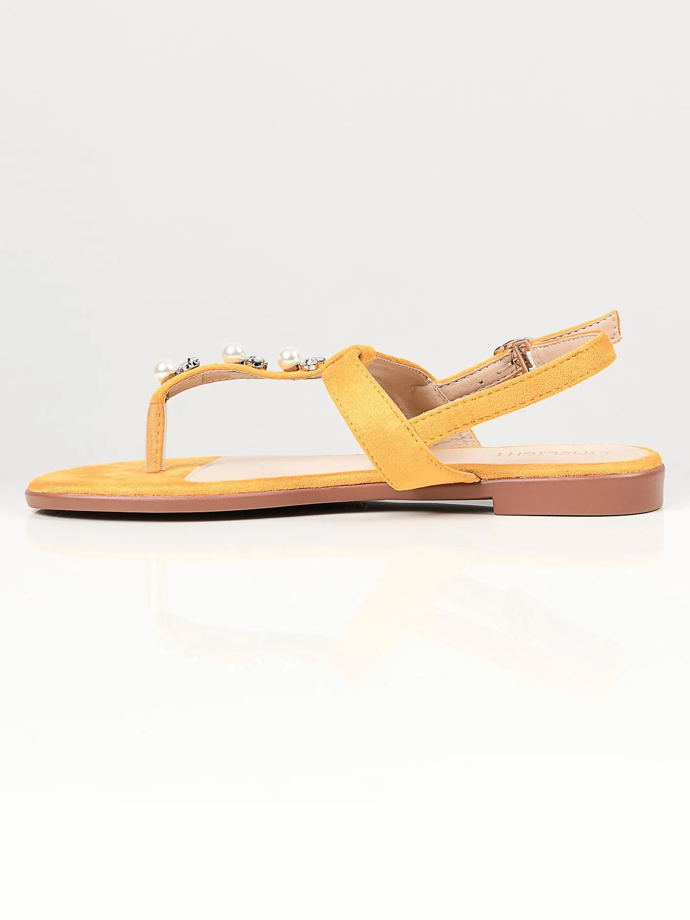 Pearl Sandals - Yellow