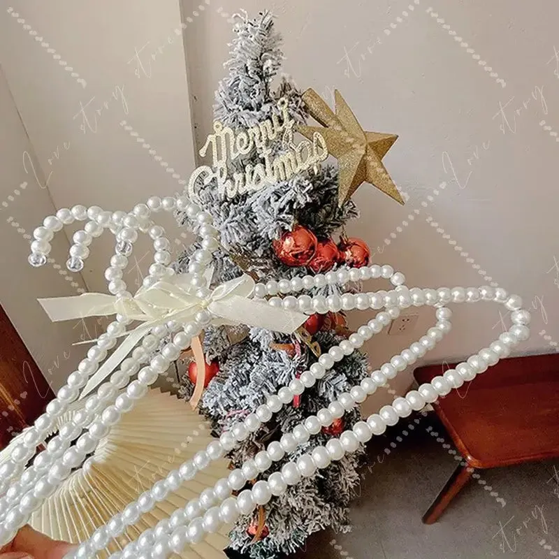 Personalized Pearl Wedding Bride Groom Hanger