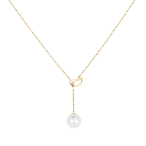 Personalized Slip Clasp Pearl Necklace