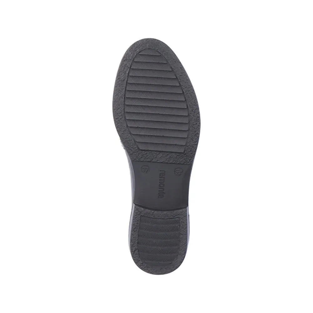 REMONTE MODERN TAILORED LOAFER BLACK - WOMENS
