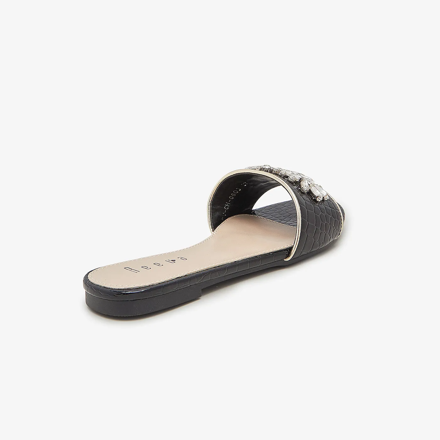 Rhinestone Embellished Chappals