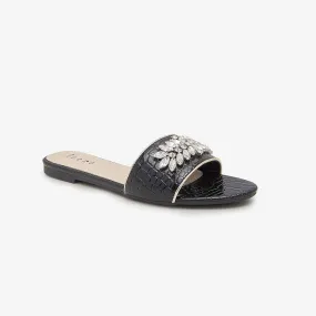 Rhinestone Embellished Chappals