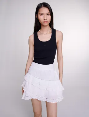 Rib knit tank top