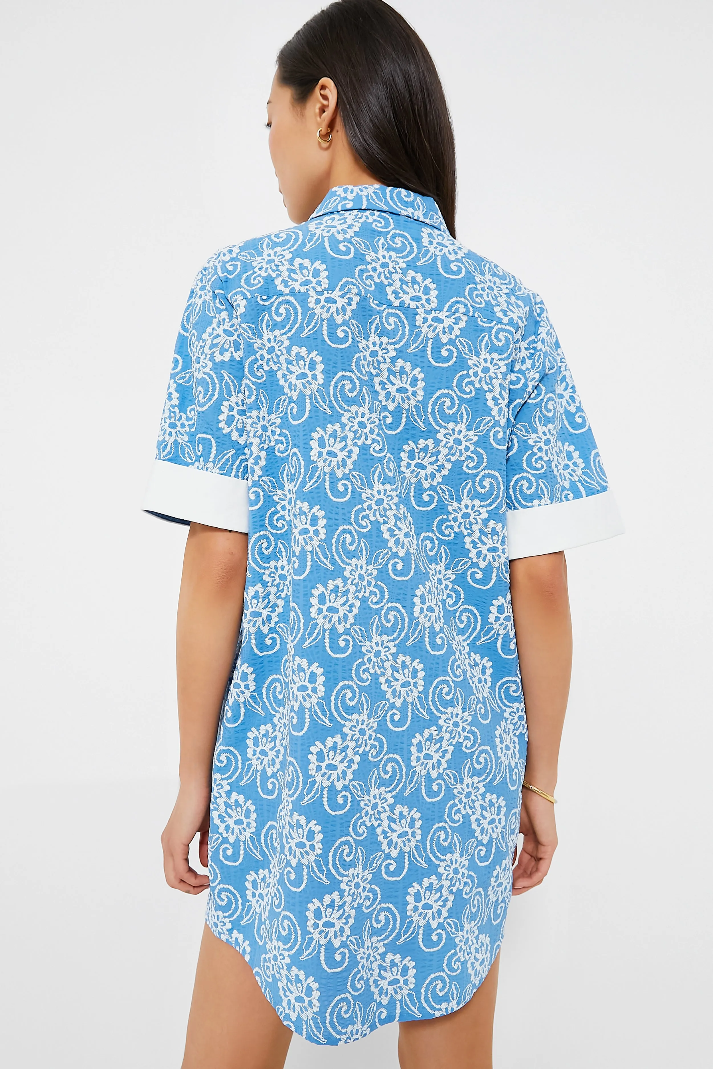 Riviera Painted Chintz Aurora Dress