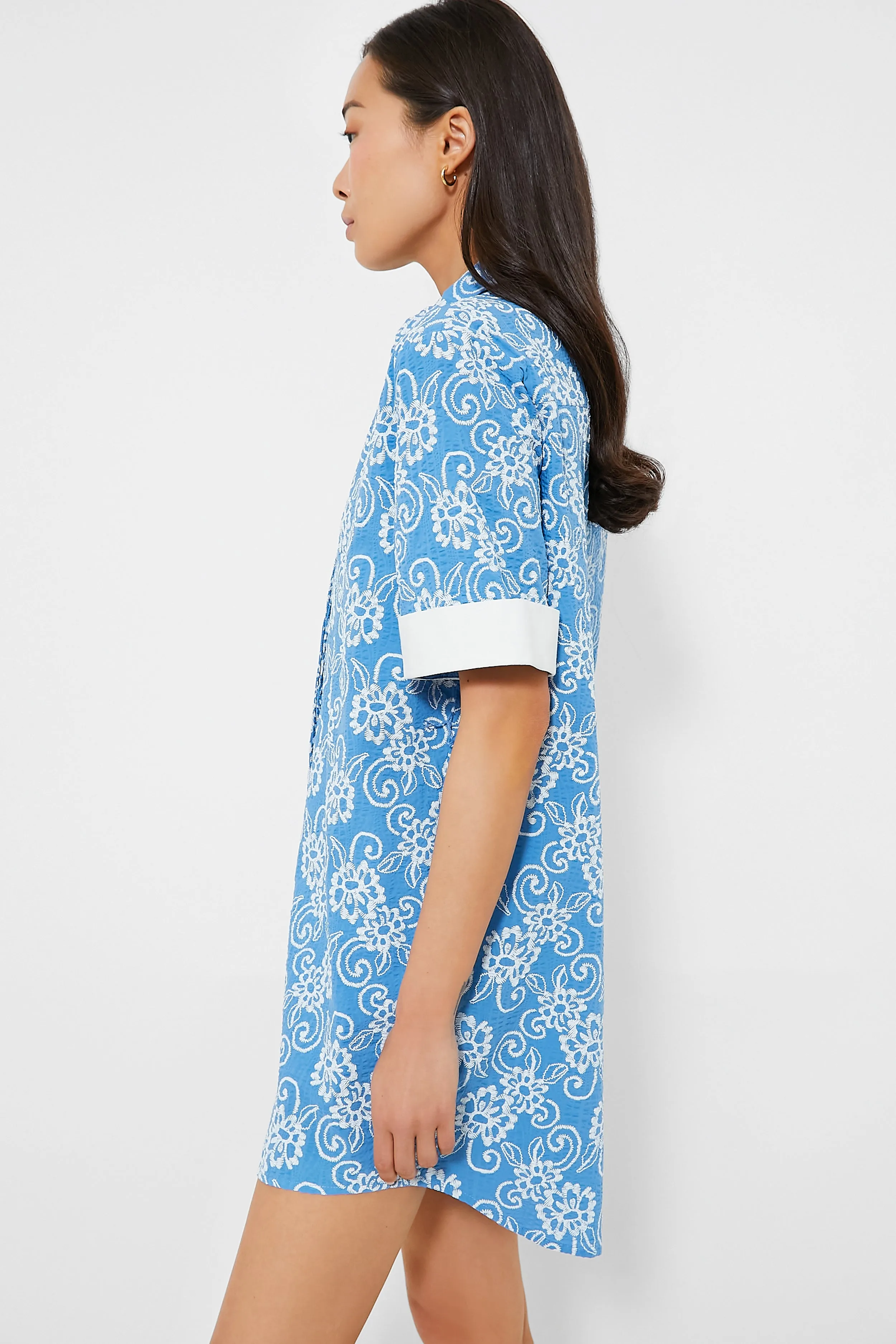 Riviera Painted Chintz Aurora Dress