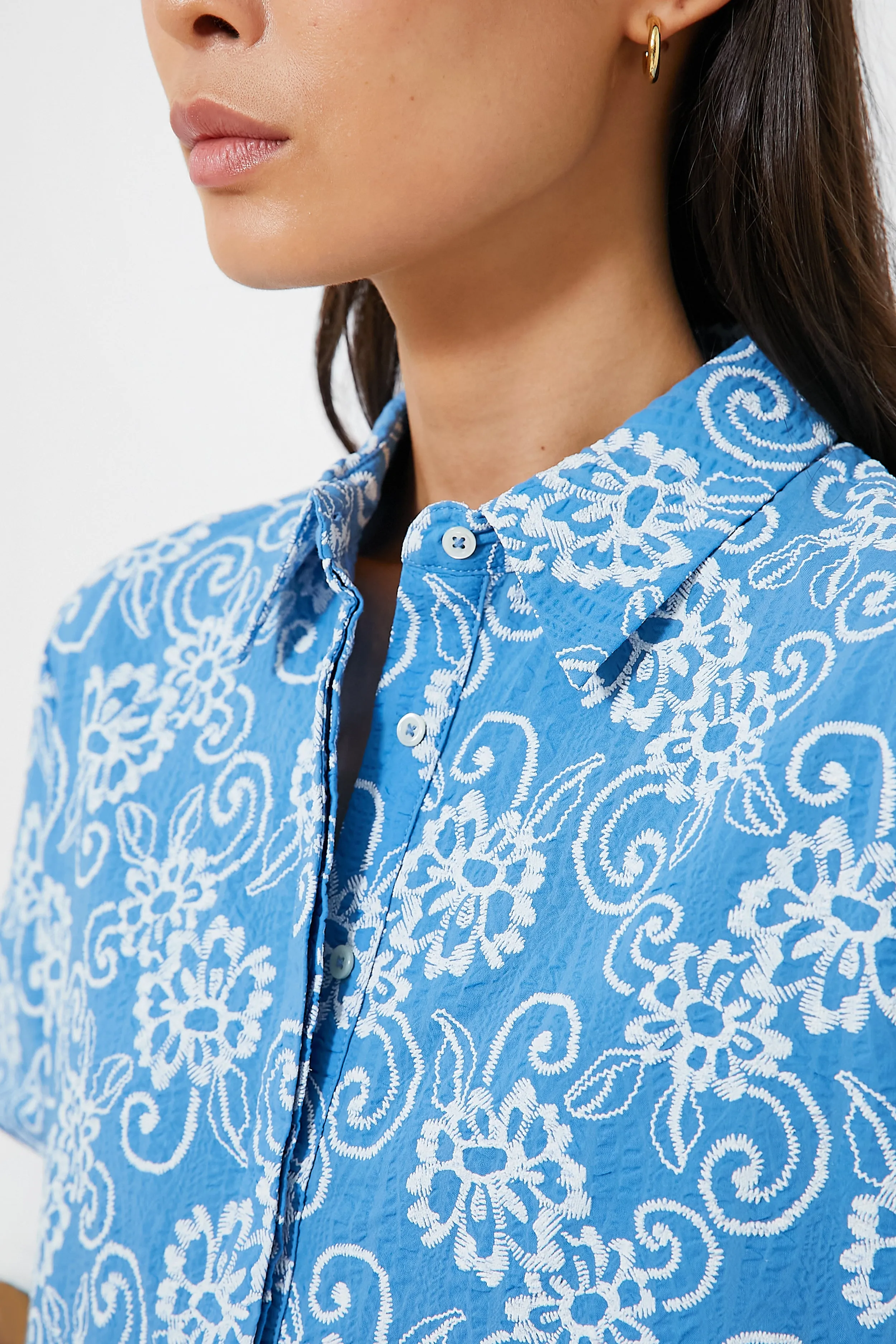 Riviera Painted Chintz Aurora Dress