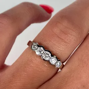 Roset 14K White Gold Diamond Ring 1061