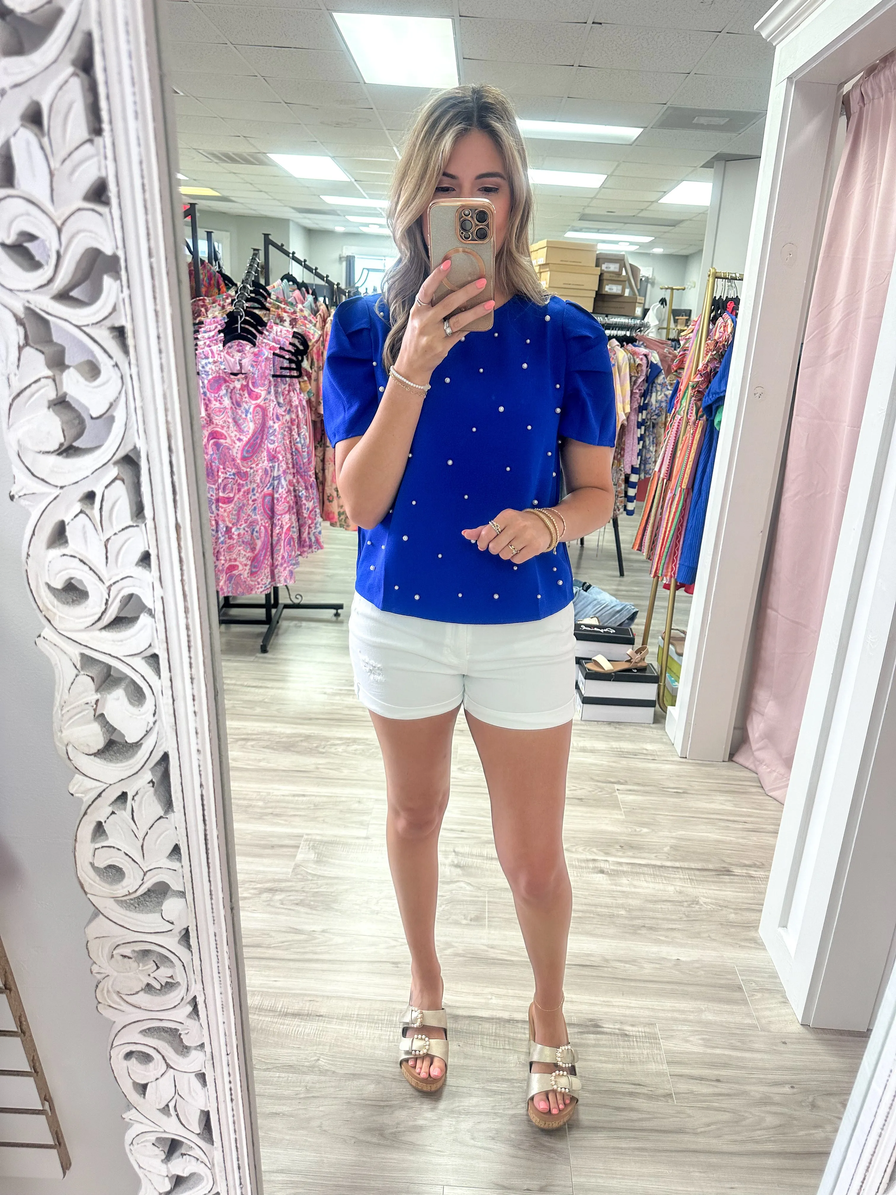 Royal Pearl Top
