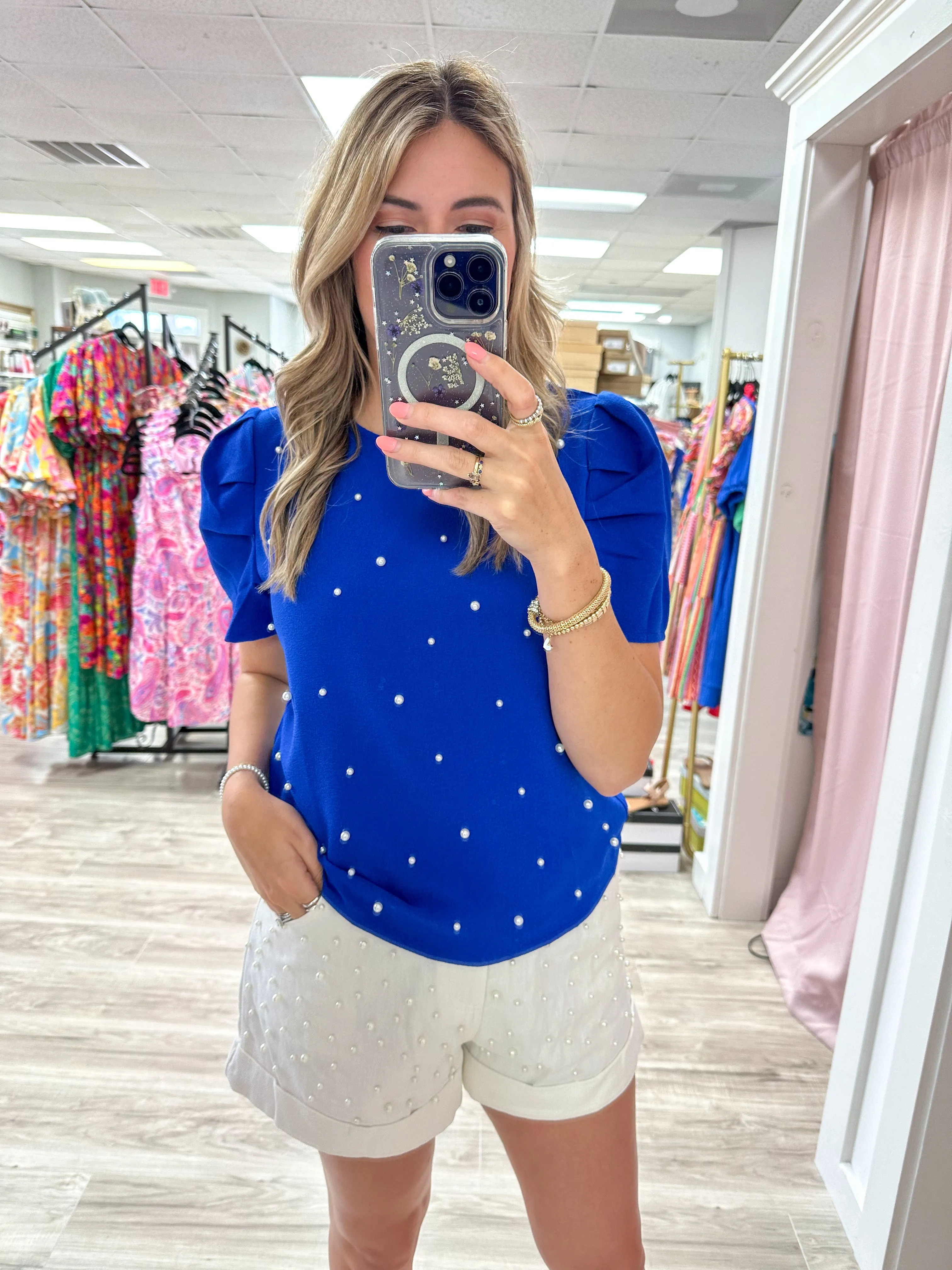 Royal Pearl Top