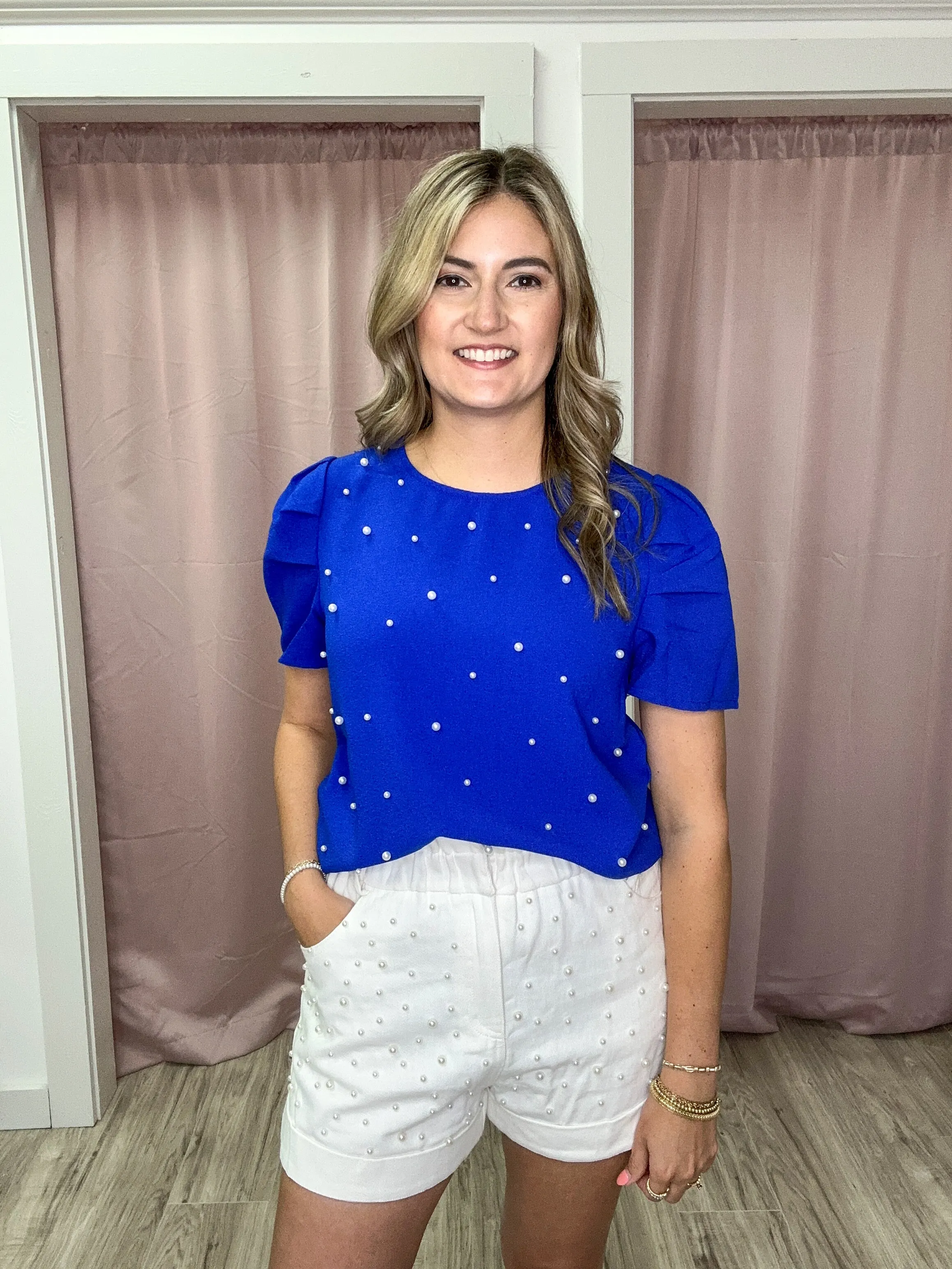 Royal Pearl Top