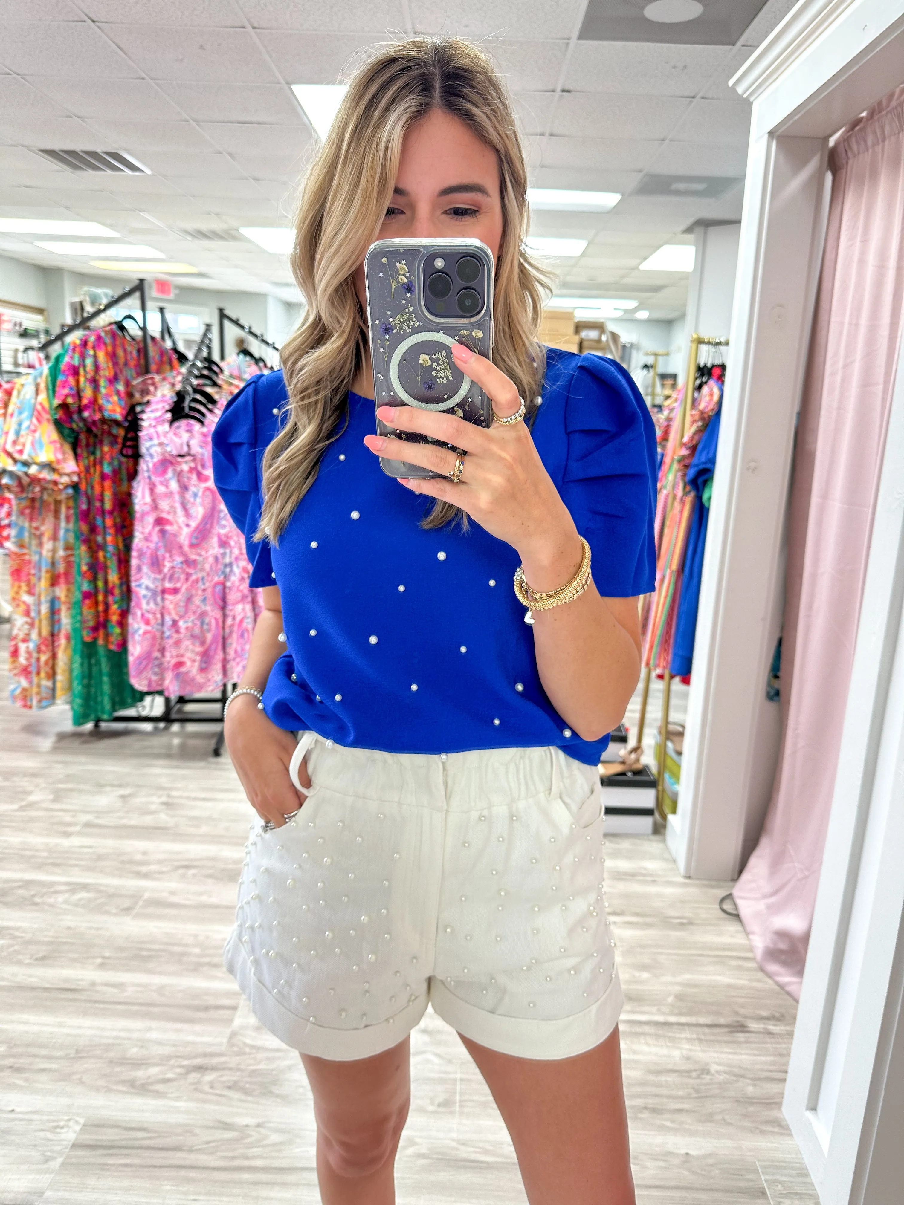 Royal Pearl Top