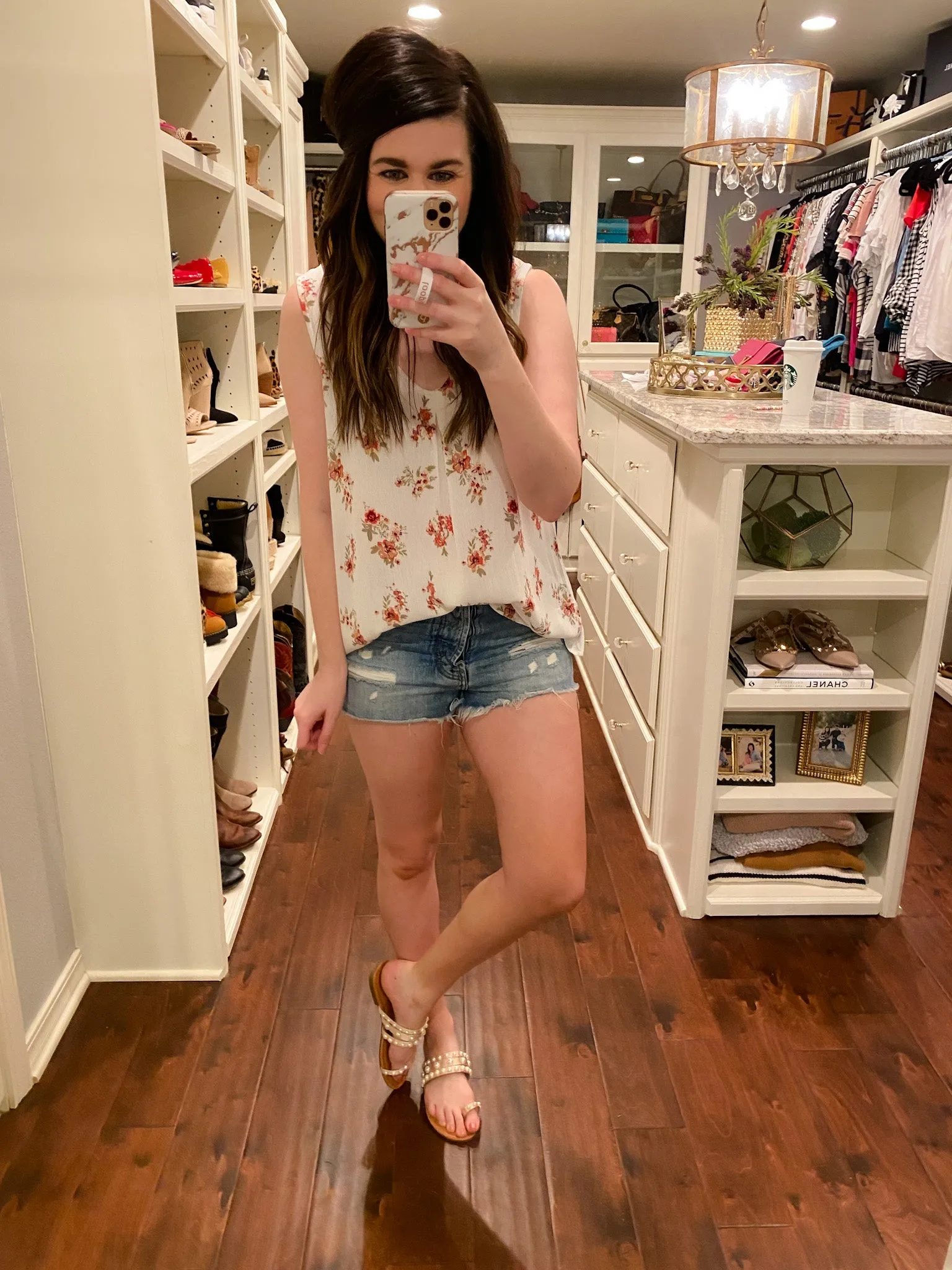 SALE! Cary Floral Tank