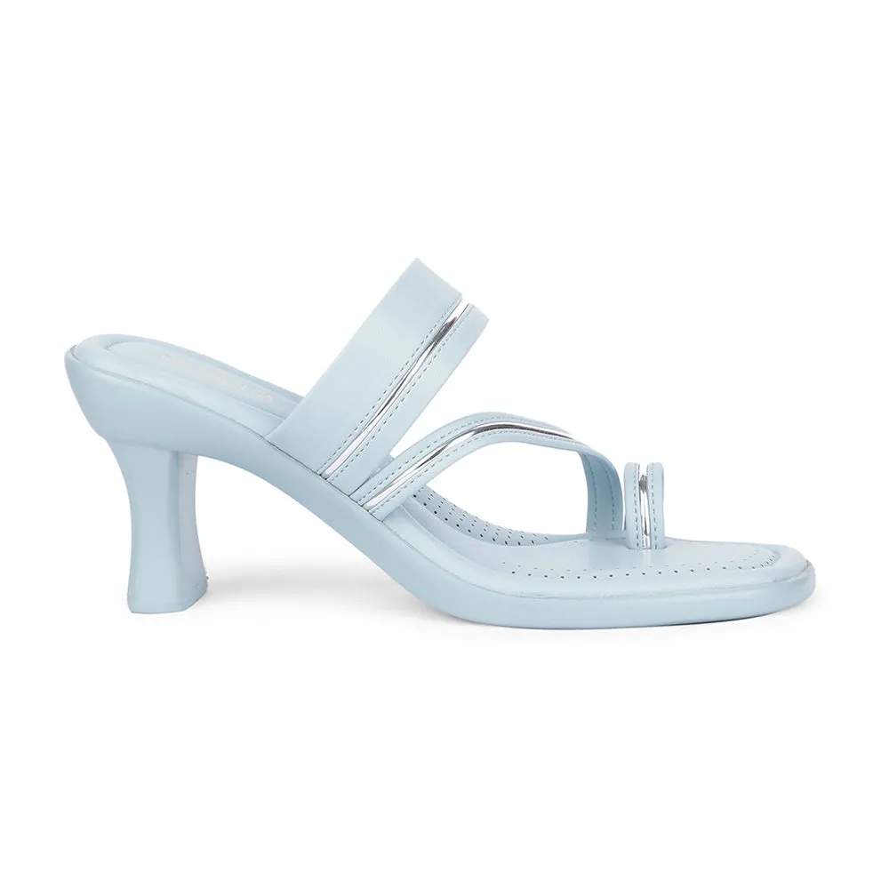 Senorita Casual S.Blue Block Heels For Women D839-03 By Liberty